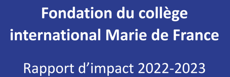 Lire la suite à propos de l’article Rapport d’impact de la Fondation du CiMF 2022-2023